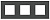 Рамка 3-постовая ABB Zenit стекло графит 2CLA227300N3801