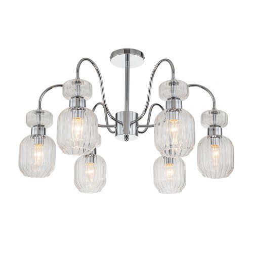 Потолочная люстра Escada Gloss 1141/6PL Chrome/Clear Потолочная люстра Escada Gloss 1141/6PL Chrome/Clear