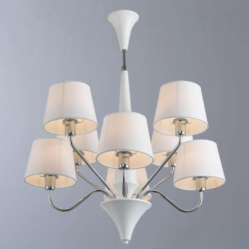 Подвесная люстра Arte Lamp A1528LM-8WH Подвесная люстра Arte Lamp A1528LM-8WH