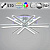 Потолочная светодиодная люстра Reluce 09824-3.3-06C CR (RGB)