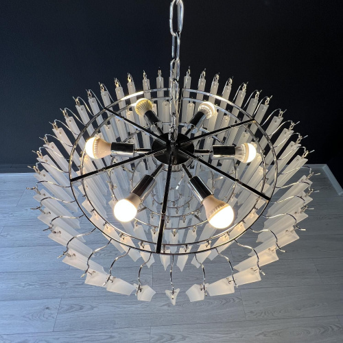 Люстра Eich Chandelier Nova 9 D65 Nickel By Imperiumloft Люстра Eich Chandelier Nova 9 D65 Nickel By Imperiumloft