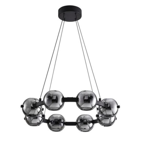 Подвесная светодиодная люстра Arte Lamp Markab A2471LM-16BK Подвесная светодиодная люстра Arte Lamp Markab A2471LM-16BK