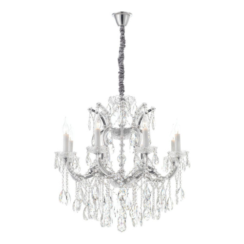 Подвесная люстра iLamp Diamond 6071-8 CR+CL Подвесная люстра iLamp Diamond 6071-8 CR+CL