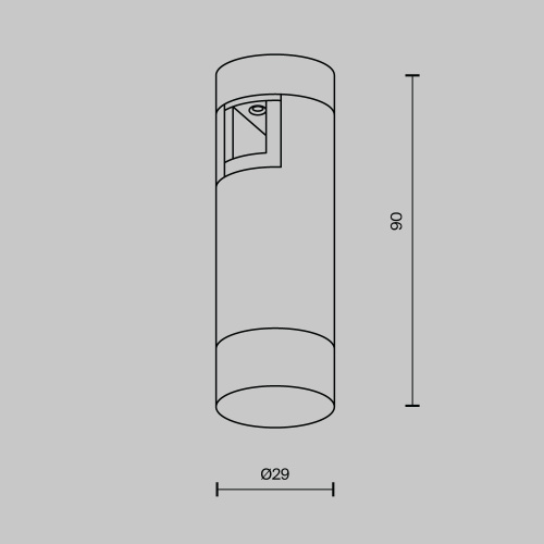 Трековый светильник Technical TR145-1-3W3K-W-B Трековый светильник Technical TR145-1-3W3K-W-B