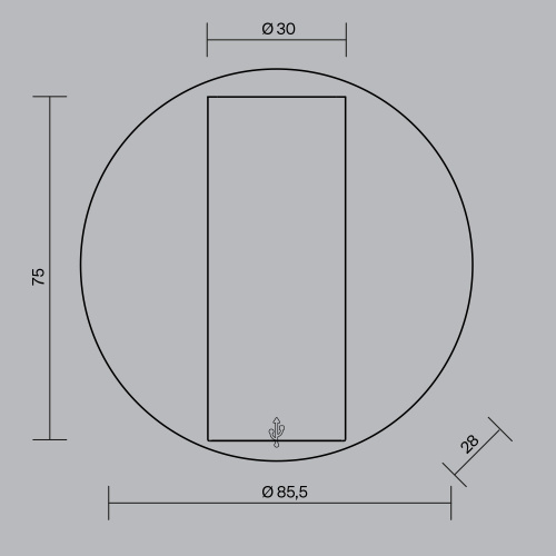Настенный светильник (бра) Technical C079WL-L3B3K Настенный светильник (бра) Technical C079WL-L3B3K