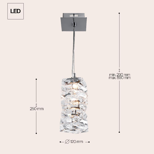 Подвесной светодиодный светильник Maytoni Coil MOD124PL-L3CH3K Подвесной светодиодный светильник Maytoni Coil MOD124PL-L3CH3K