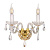 Бра Lumina Deco Eliza LDW 7026-2 SL+GD