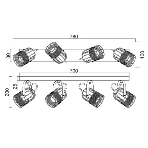 Спот Vele Luce Extra VL6472W04 Спот Vele Luce Extra VL6472W04