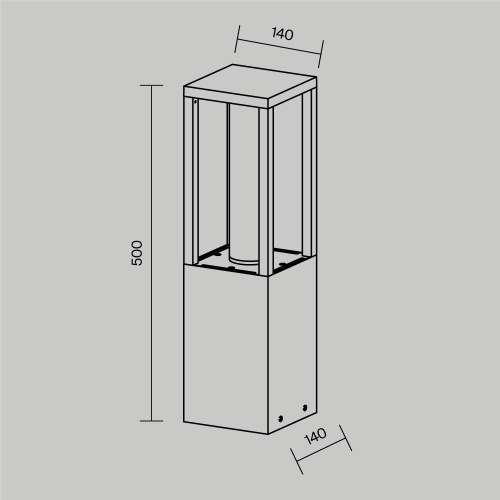 Ландшафтный светильник Outdoor O480FL-L12B3K Ландшафтный светильник Outdoor O480FL-L12B3K
