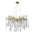 Подвесная люстра Crystal Lux Reina SP8 D1000 Gold Pearl