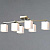 Светильник потолочный Illumico IL0617-6CSQ-25 GD NAPLES