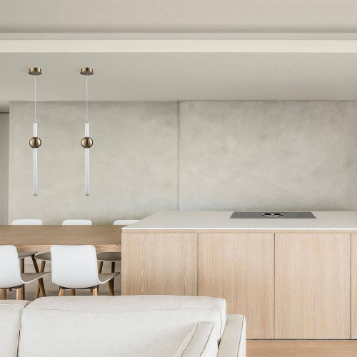 Подвесной светодиодный светильник Lumien Hall Greniya LH8023/1PB-GD-WT Подвесной светодиодный светильник Lumien Hall Greniya LH8023/1PB-GD-WT