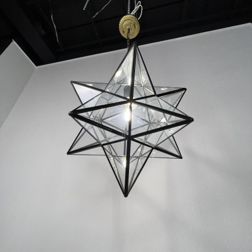 Люстра Black Star Clear Glass 40 См By Imperiumloft Люстра Black Star Clear Glass 40 См By Imperiumloft