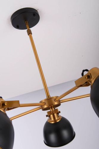 Подвесная люстра Lumina Deco Belmonti LDP D017-5 BK Подвесная люстра Lumina Deco Belmonti LDP D017-5 BK
