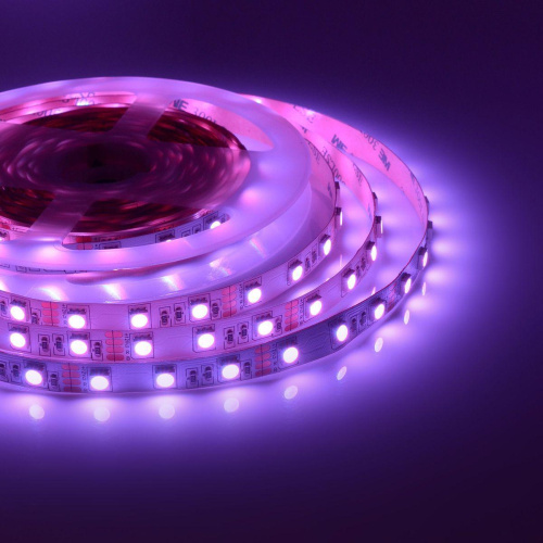 Светодиодная лента OGM 14,4W/m 60LED/m 5050SMD разноцветная 5M LSE-158 Светодиодная лента OGM 14,4W/m 60LED/m 5050SMD разноцветная 5M LSE-158