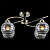 Потолочная люстра Illumico IL9800-4CSQ-79 BK AB
