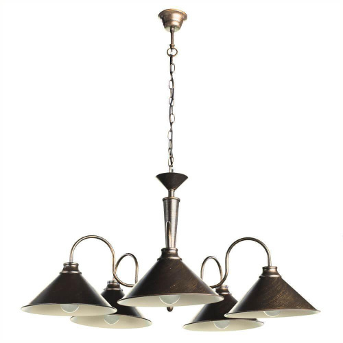 Подвесная люстра Arte Lamp Cone A9330LM-5BR Подвесная люстра Arte Lamp Cone A9330LM-5BR