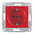 Розетка Schneider Electric Sedna с/з со шторками 16A 250V SDN3000341