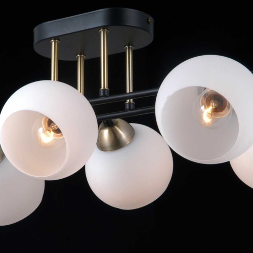 Потолочный светильник ILLUMICO IL0790-6CSQ-25 BK AB TRENTO Потолочный светильник ILLUMICO IL0790-6CSQ-25 BK AB TRENTO