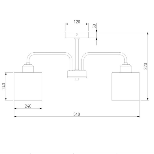 Потолочная люстра Eurosvet Оптима Essence 30176/3 хром Потолочная люстра Eurosvet Оптима Essence 30176/3 хром