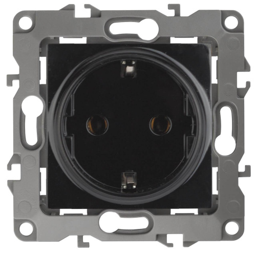 Розетка ЭРА 12 2P E Schuko со шторками 16A 250V 12-2102-06 Б0014692 Розетка ЭРА 12 2P E Schuko со шторками 16A 250V 12-2102-06 Б0014692