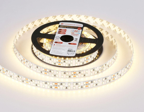 Светодиодная лента Ambrella Light 24W/m 240LED/m 2835SMD дневной белый 5M GS3702 Светодиодная лента Ambrella Light 24W/m 240LED/m 2835SMD дневной белый 5M GS3702
