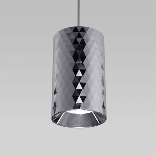 Подвесной светодиодный светильник Eurosvet Bonaldo 50247/1 Led хром Подвесной светодиодный светильник Eurosvet Bonaldo 50247/1 Led хром