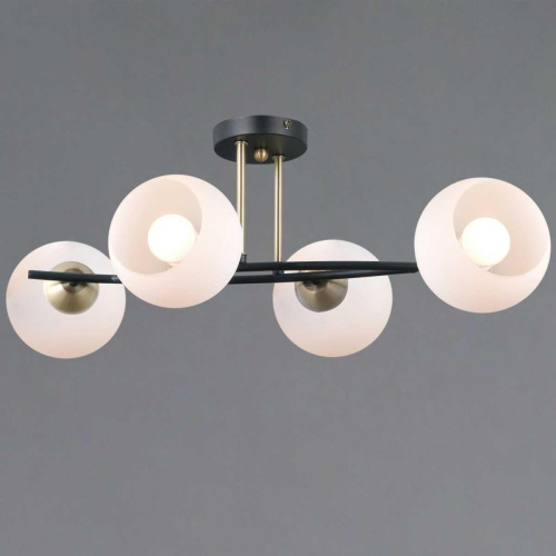 Светильник потолочный Illumico IL0798-4CSQ-25 BK AB TRENTO Светильник потолочный Illumico IL0798-4CSQ-25 BK AB TRENTO