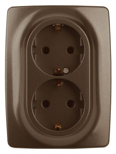 Розетка ЭРА 12 2x2P E Schuko 16A 250V 12-2106-13 Б0031235 Розетка ЭРА 12 2x2P E Schuko 16A 250V 12-2106-13 Б0031235