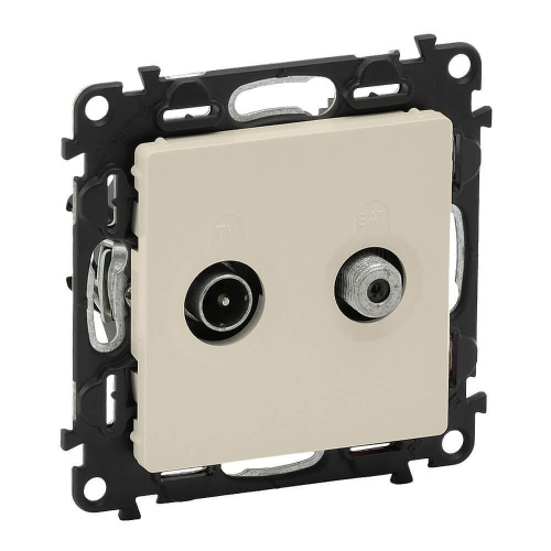 Розетка TV-SAT оконечная Legrand Valena Life слоновая кость 753562 Розетка TV-SAT оконечная Legrand Valena Life слоновая кость 753562
