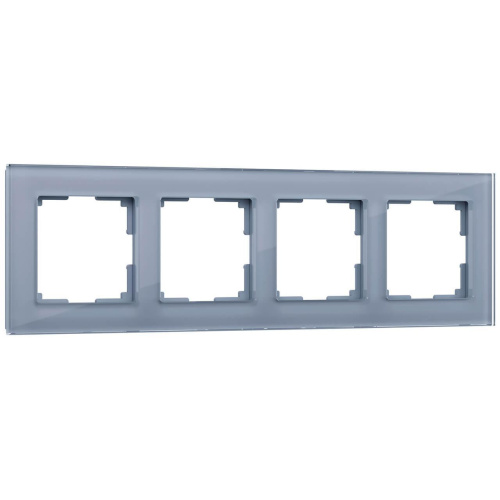 Рамка на 4 поста Werkel Favorit серый W0041115 4690389160011 Рамка на 4 поста Werkel Favorit серый W0041115 4690389160011