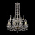 Подвесная люстра Bohemia Ivele 1402/10+5/195/h-80/2d G