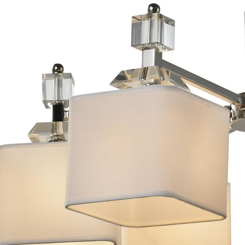 Потолочная люстра Lumien Hall Vivien LH1038/6C-NK-WT Потолочная люстра Lumien Hall Vivien LH1038/6C-NK-WT