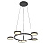 Подвесная светодиодная люстра Crystal Lux CLT 027C6 D700 BL