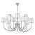 Подвесная люстра Crystal Lux FAVOR SP7+7 CHROME