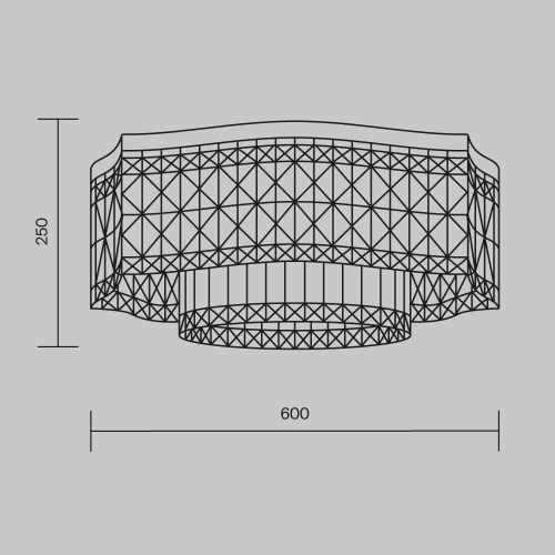 Потолочная люстра Maytoni Dune DIA005CL-10CH Потолочная люстра Maytoni Dune DIA005CL-10CH