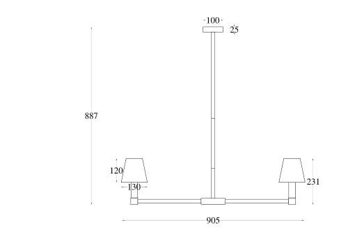 Подвесная люстра Maytoni Tet-a-tet MOD104PL-09B Подвесная люстра Maytoni Tet-a-tet MOD104PL-09B