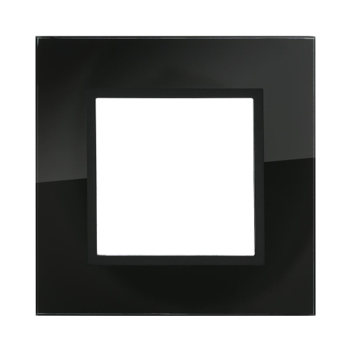 Рамка LK Studio 1-постовая из натурального темного стекла LK45 854110-1 Рамка LK Studio 1-постовая из натурального темного стекла LK45 854110-1