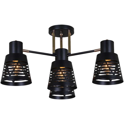 Люстра Reluce 06074-3.3-04 BK+FG Люстра Reluce 06074-3.3-04 BK+FG