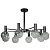 Потолочная люстра Loft IT Tiara 10045/8 Black