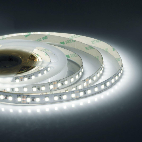 Светодиодная лента Apeyron 10W/m 120LED/m 3528SMD холодный белый 5M 00-332 Светодиодная лента Apeyron 10W/m 120LED/m 3528SMD холодный белый 5M 00-332