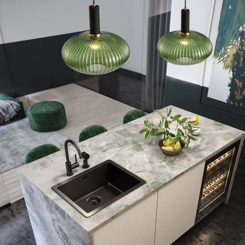 Подвесной Светильник Ferm Living Chinese Lantern A Black/Green By Imperiumloft Подвесной Светильник Ferm Living Chinese Lantern A Black/Green By Imperiumloft