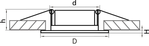 Встраиваемый светильник Lightstar Lega 11 011057 Встраиваемый светильник Lightstar Lega 11 011057
