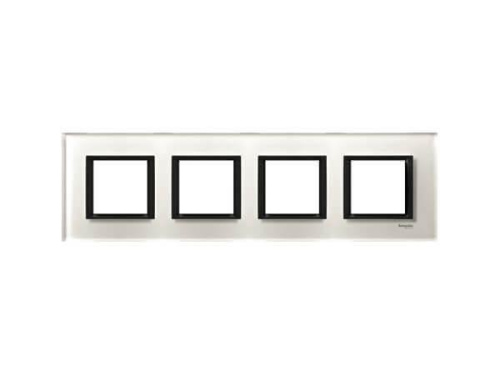 Рамка 4-постовая Schneider Electric Unica Class MGU68.008.7C2 Рамка 4-постовая Schneider Electric Unica Class MGU68.008.7C2
