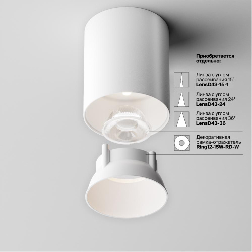 Потолочный светильник Technical C064CL-12W4K-RD-WB Потолочный светильник Technical C064CL-12W4K-RD-WB