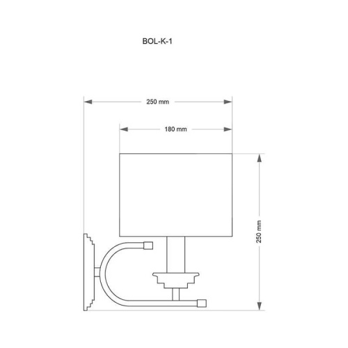 Бра Kutek Mood Bolt BOL-K-1 (N) Бра Kutek Mood Bolt BOL-K-1 (N)