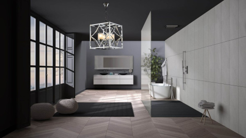 Подвесная люстра Lumina Deco Quadrato LDP 1223-4 CHR Подвесная люстра Lumina Deco Quadrato LDP 1223-4 CHR