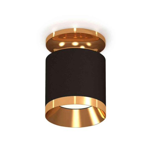 Комплект накладного светильника Ambrella light Techno Spot XS7402101 SBK/PYG черный песок/золото желтое полированное (N7929, C7402, N7034) Комплект накладного светильника Ambrella light Techno Spot XS7402101 SBK/PYG черный песок/золото желтое полированное (N7929, C7402, N7034)