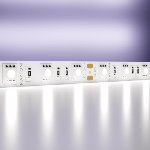 Светодиодная лента Maytoni Technical 14,4W/m 60LED/m 5050SMD холодный белый 5M 10130 Светодиодная лента Maytoni Technical 14,4W/m 60LED/m 5050SMD холодный белый 5M 10130