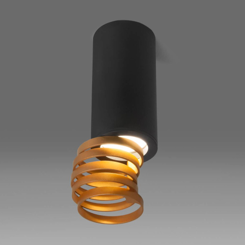 Потолочный светильник Elektrostandard DLN102 GU10 черный/золото a047747 Потолочный светильник Elektrostandard DLN102 GU10 черный/золото a047747